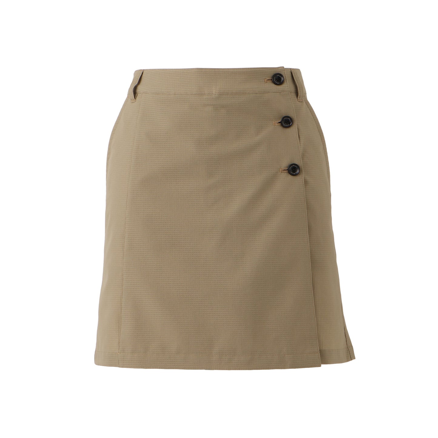 【WOMEN】コウツウキメッシュラップキュロット BEG