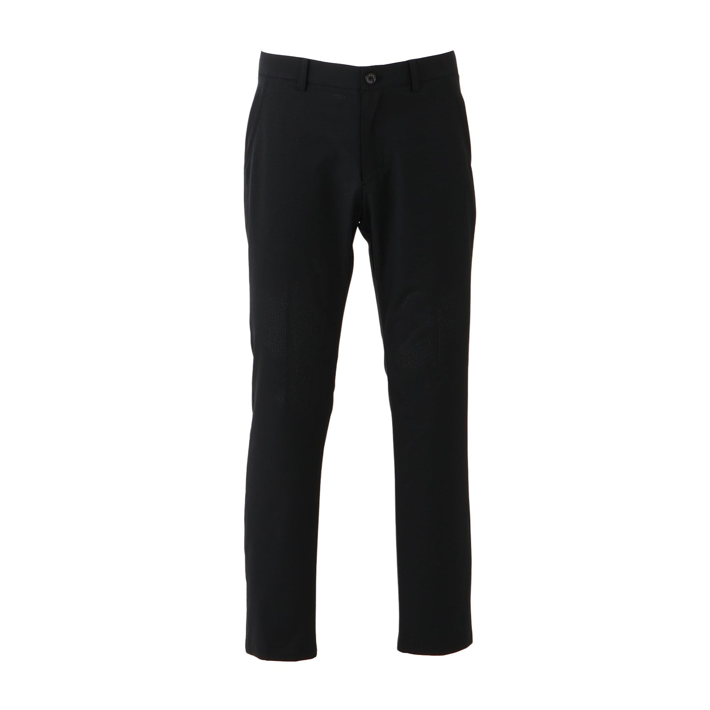 【MENS】コウツウキテーパードパンツ BLK