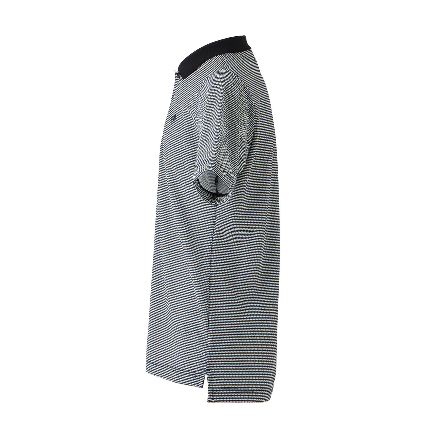 【MENS】ハニカムメッシュボーダーポロ BLK