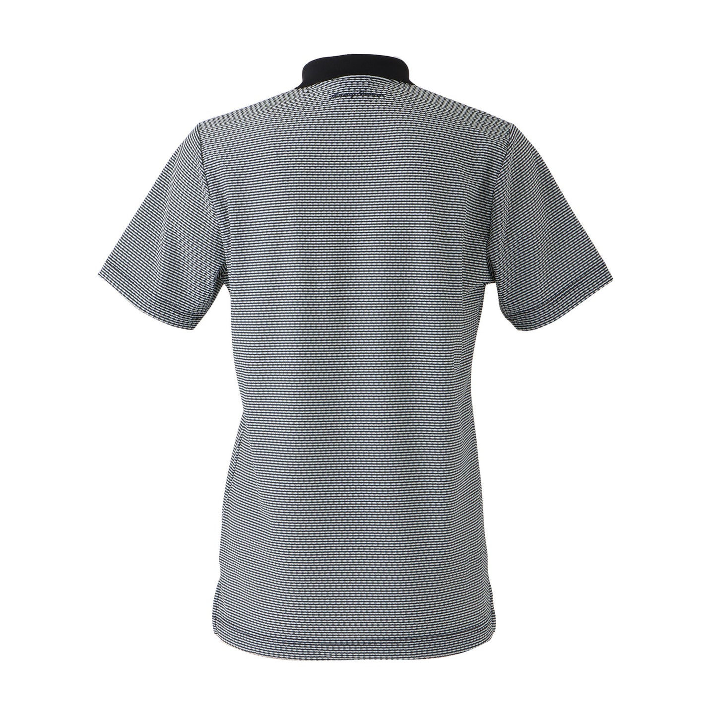 【MENS】ハニカムメッシュボーダーポロ BLK
