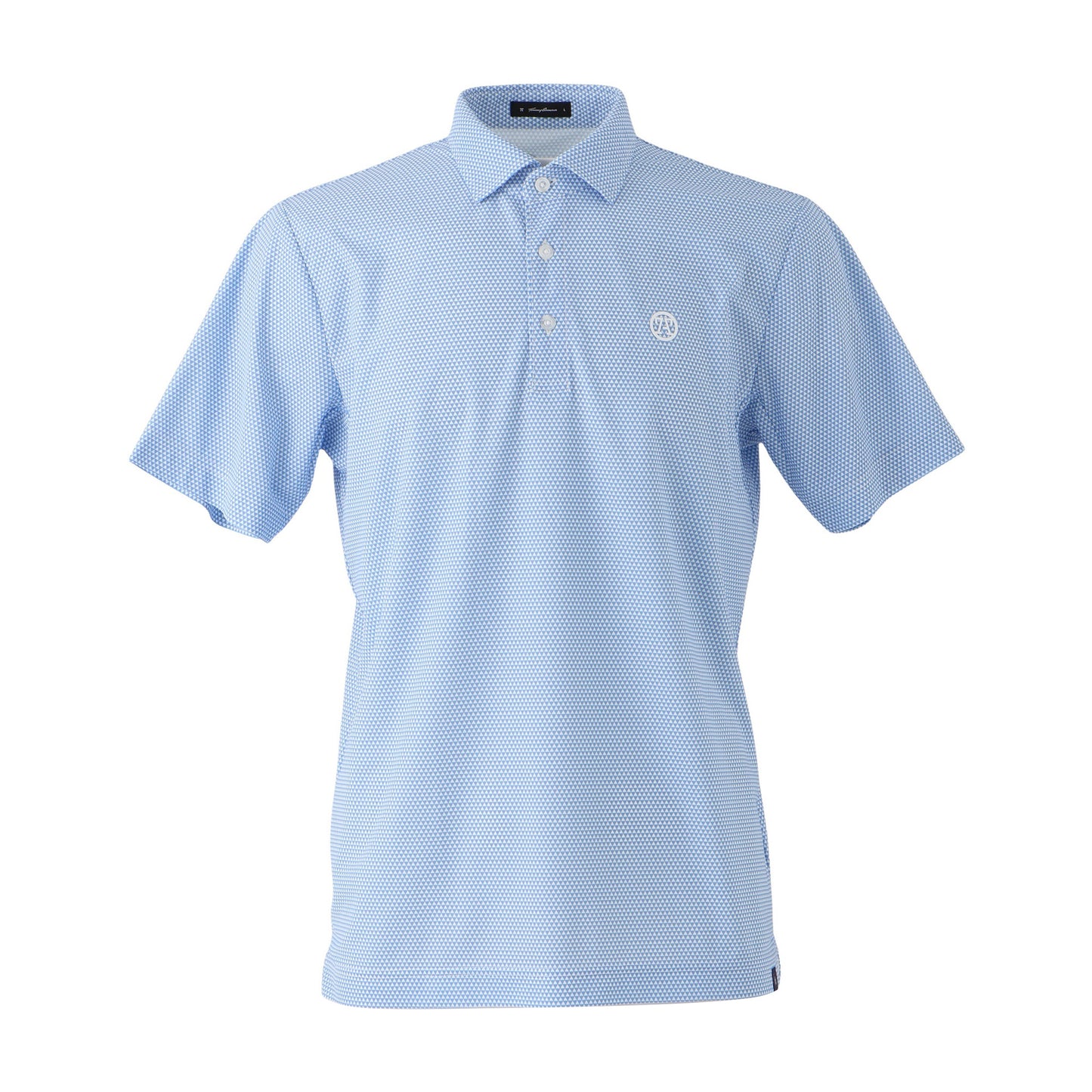 【MENS】T37M80 プリント1 ポロ BLU