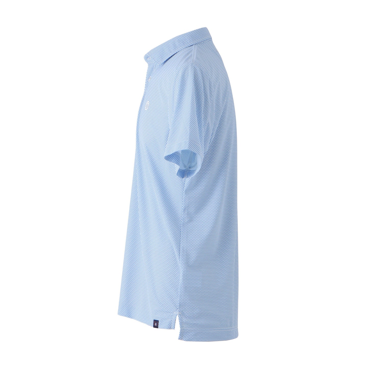 【MENS】T37M80 プリント1 ポロ BLU
