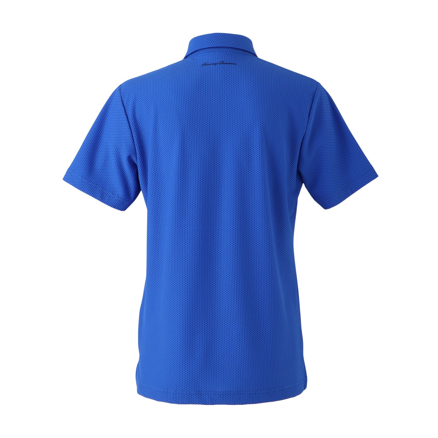 【MENS】ハニカムメッシュポロシャツ BLU