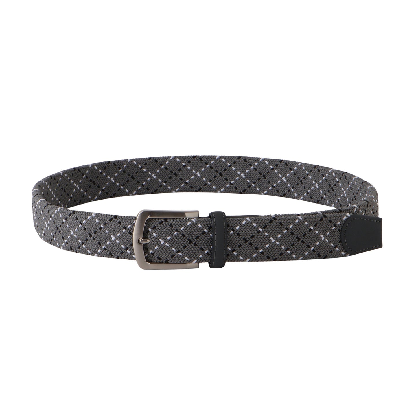 【MENS】ハイショクゴムメッシュベルト GRY