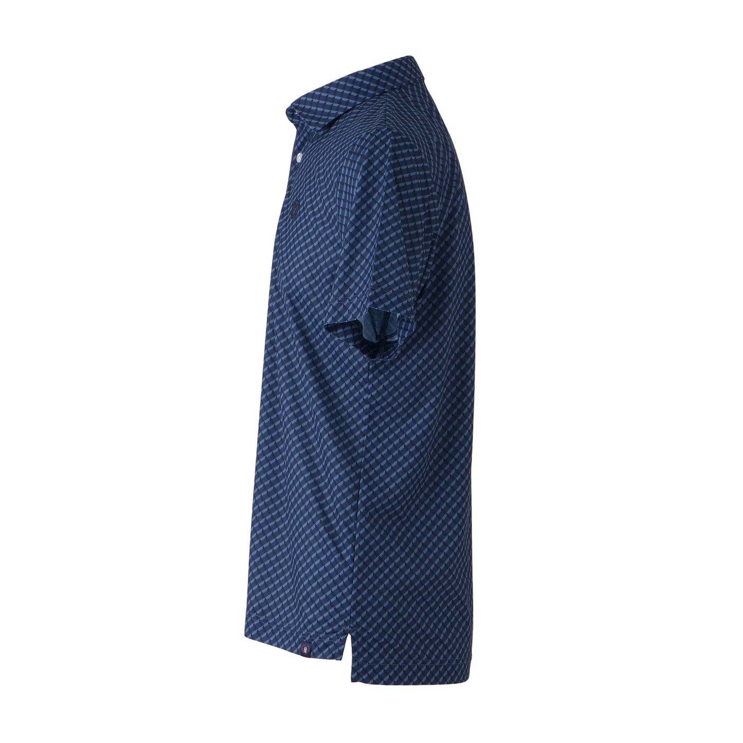 【MENS】T37M80 プリント2 ポロ NVY
