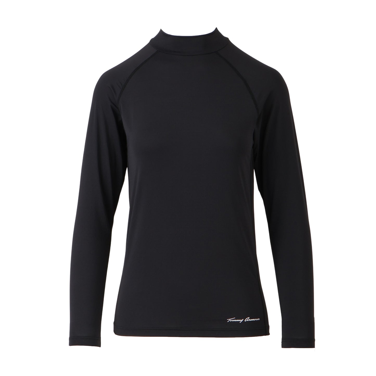 【WOMEN】レイカンPT LSモックネック BLK