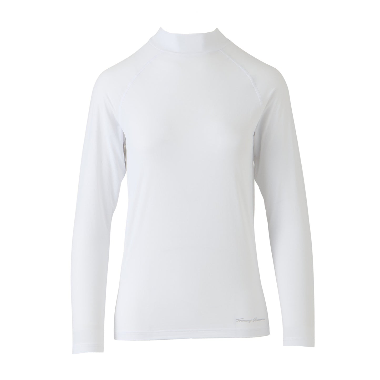 【WOMEN】レイカンPT LSモックネック WHT