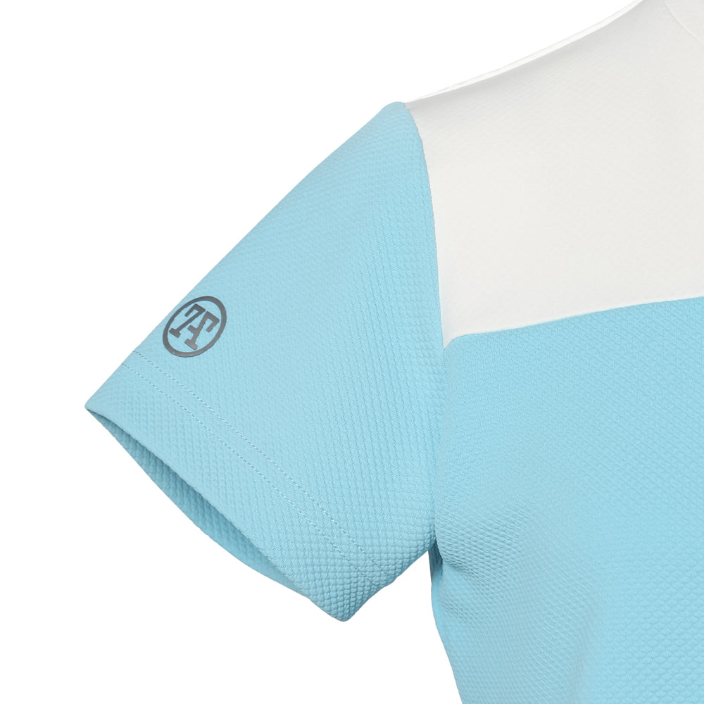 【WOMEN】JAQ Waffle SS MN BLU