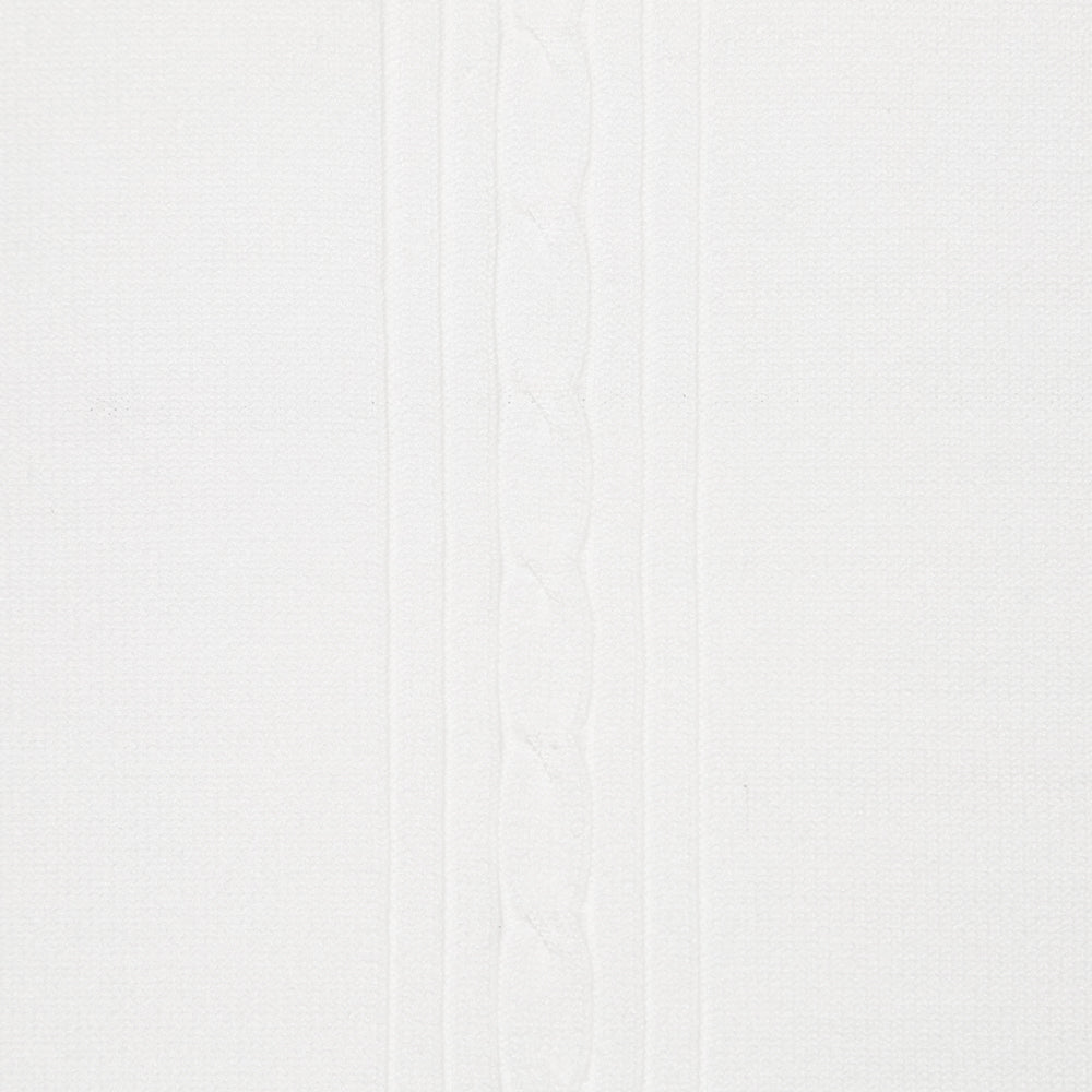 【WOMEN】V Neck Knit Vest WHT