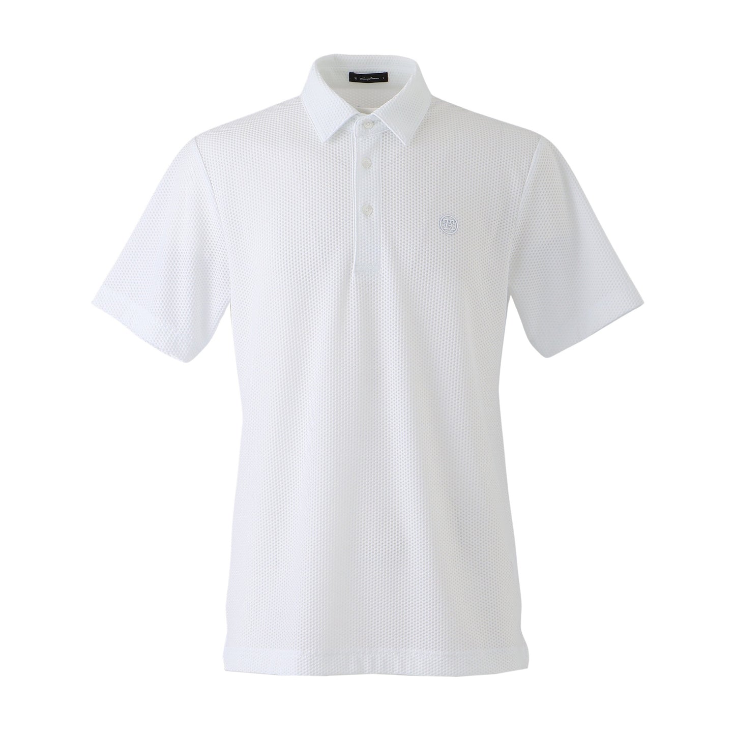 【MENS】ハニカムメッシュポロシャツ WHT