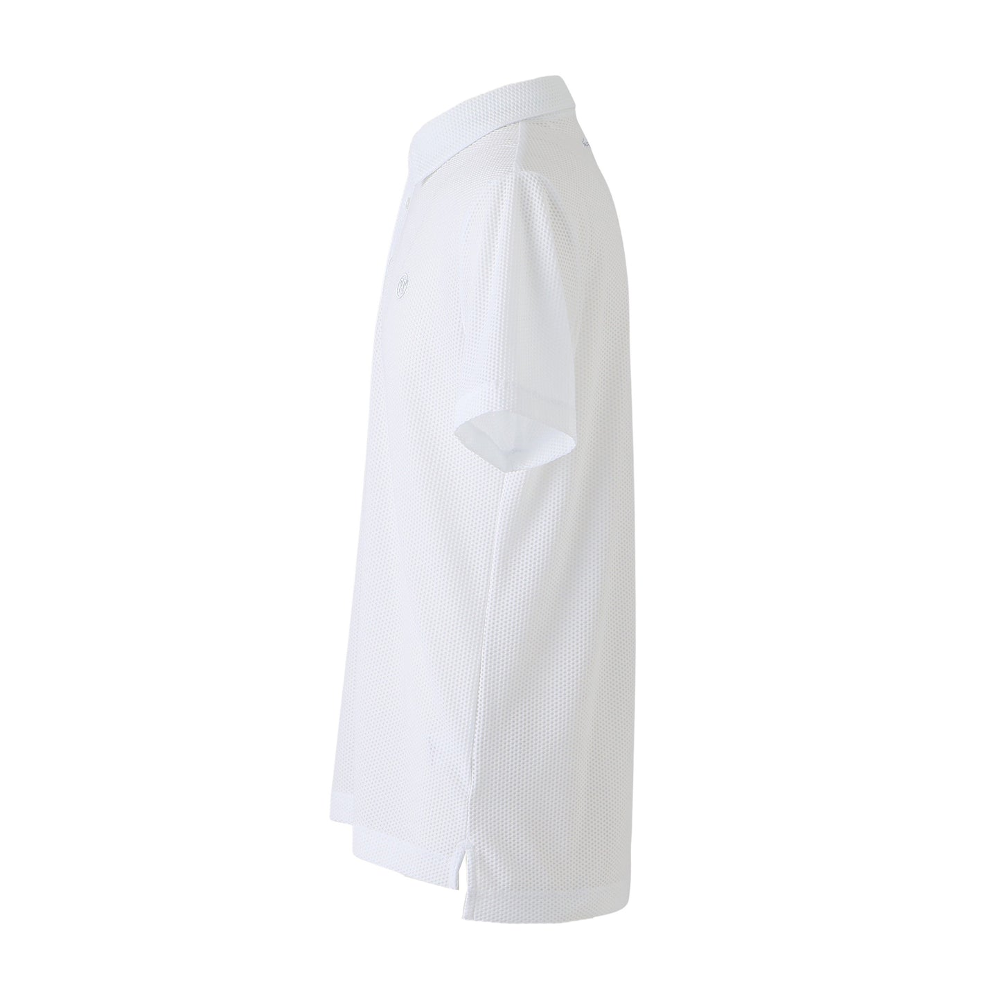【MENS】ハニカムメッシュポロシャツ WHT