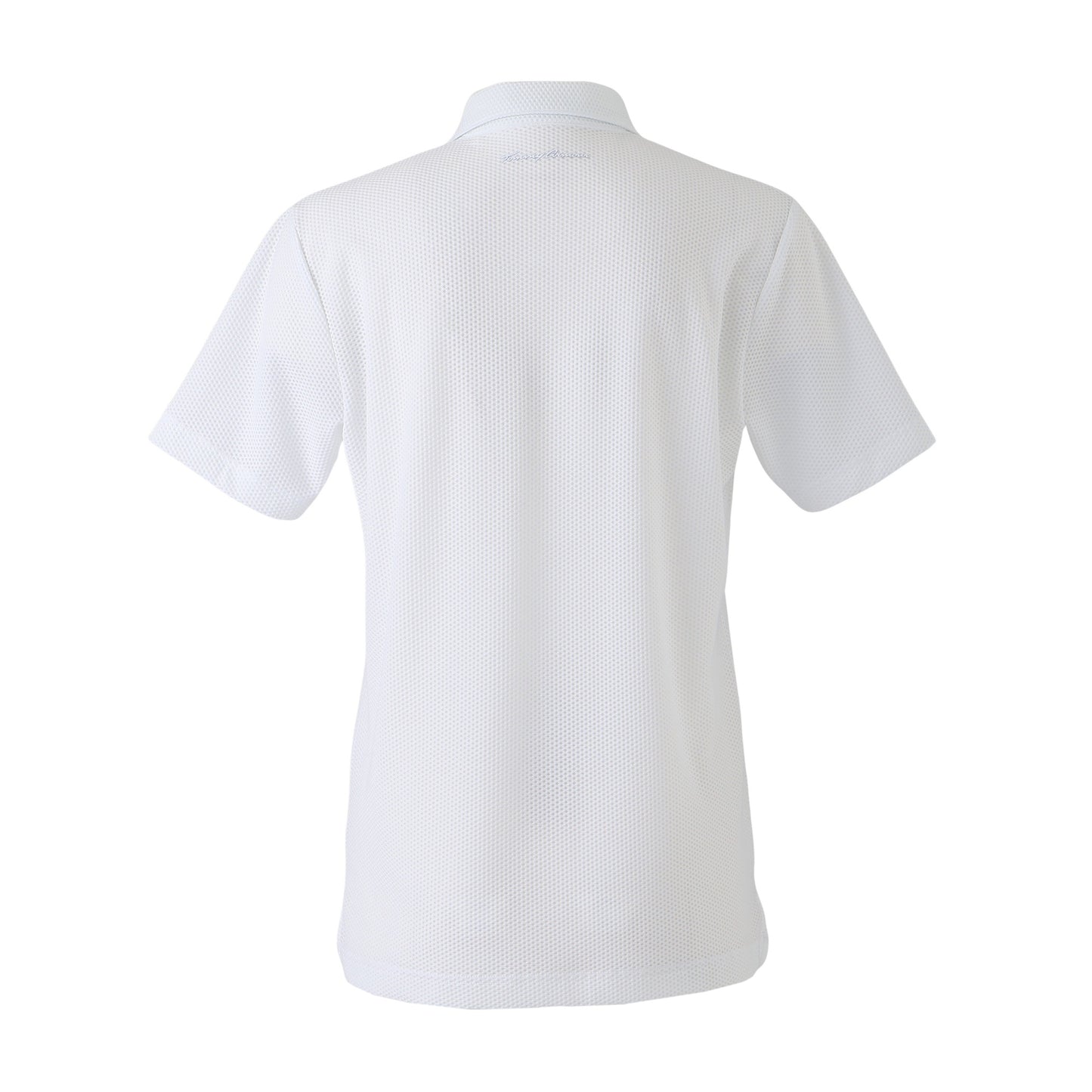 【MENS】ハニカムメッシュポロシャツ WHT