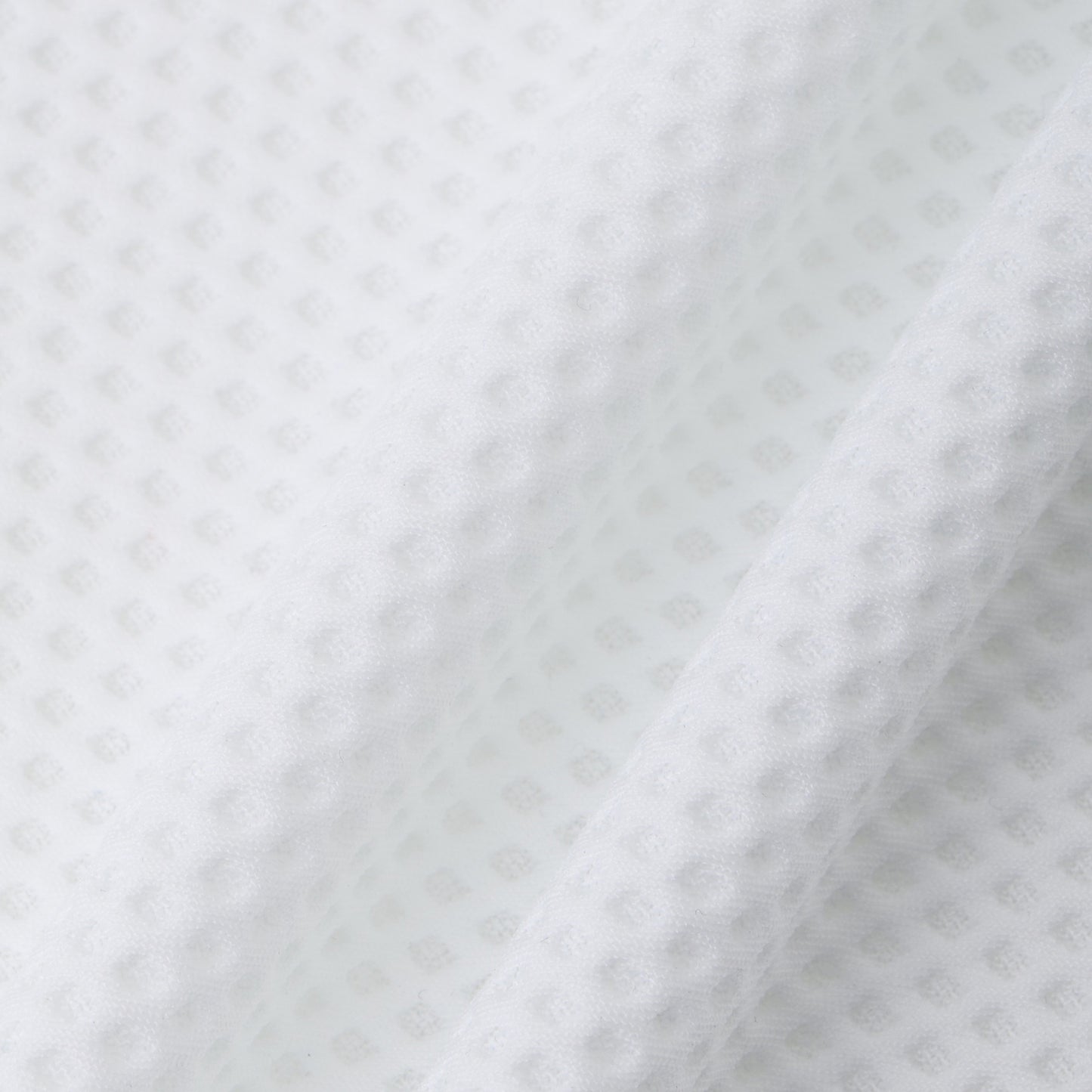 【MENS】ハニカムメッシュポロシャツ WHT