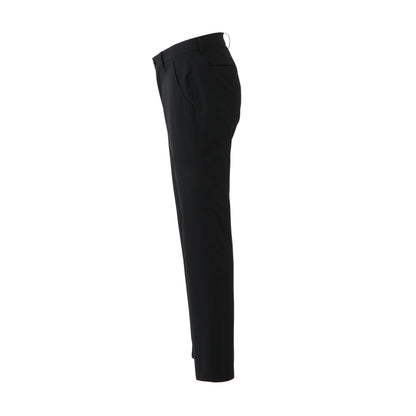 【MENS】コウツウキテーパードパンツ BLK