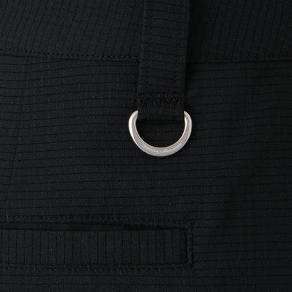 【WOMEN】コウツウキメッシュラップキュロット BLK