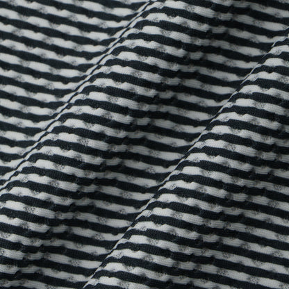 【MENS】ハニカムメッシュボーダーポロ BLK