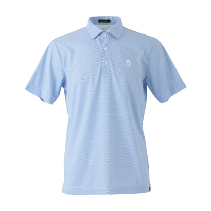 【MENS】T37M80 プリント1 ポロ BLU