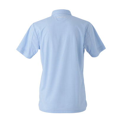 【MENS】T37M80 プリント1 ポロ BLU