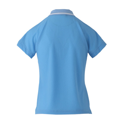 【WOMEN】ハニカムメッシュポロシャツ BLU