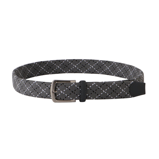 【MENS】ハイショクゴムメッシュベルト GRY