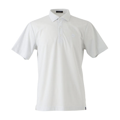 【MENS】T37M80 プリント1 ポロ LGRY