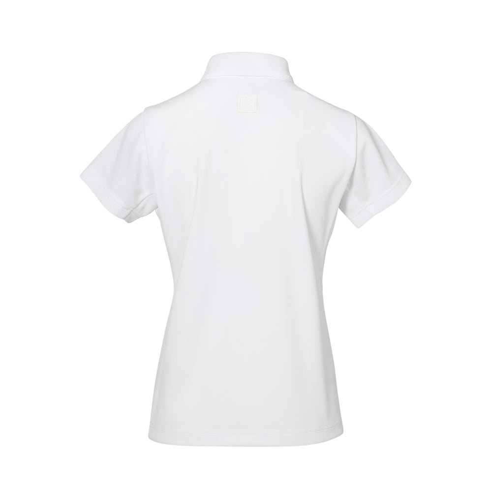 【WOMEN】TA Basic SS Polo WHT