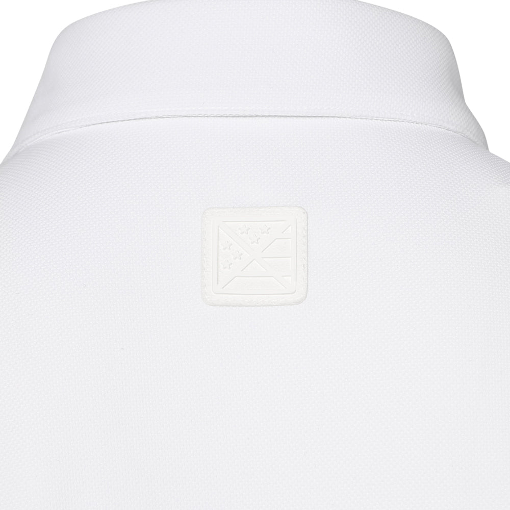 【WOMEN】TA Basic SS Polo WHT