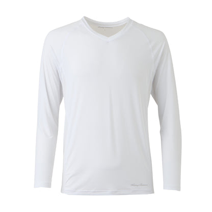 【MENS】レイカンPT LS Vネック WHT