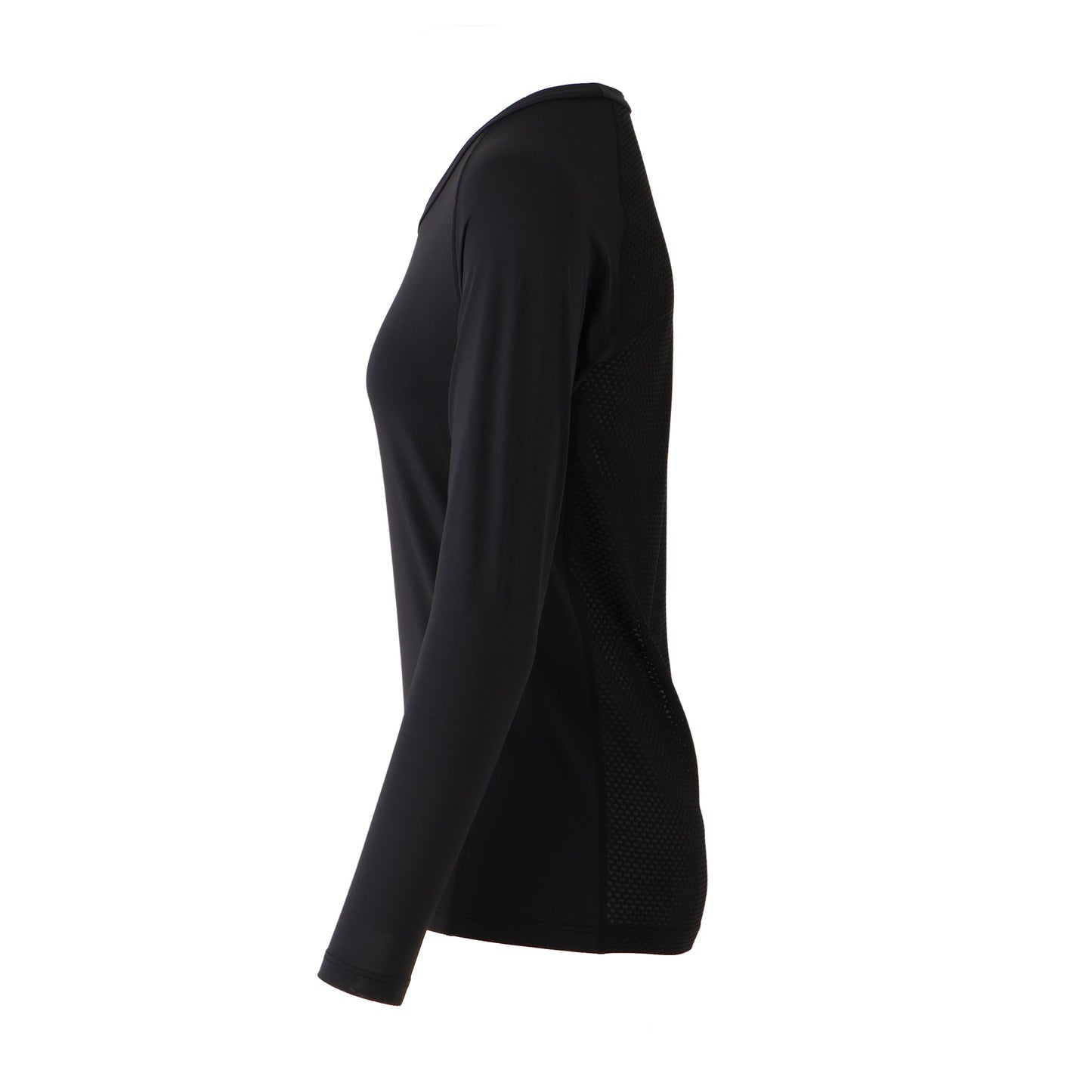 【WOMEN】レイカンPT LS Uネック BLK