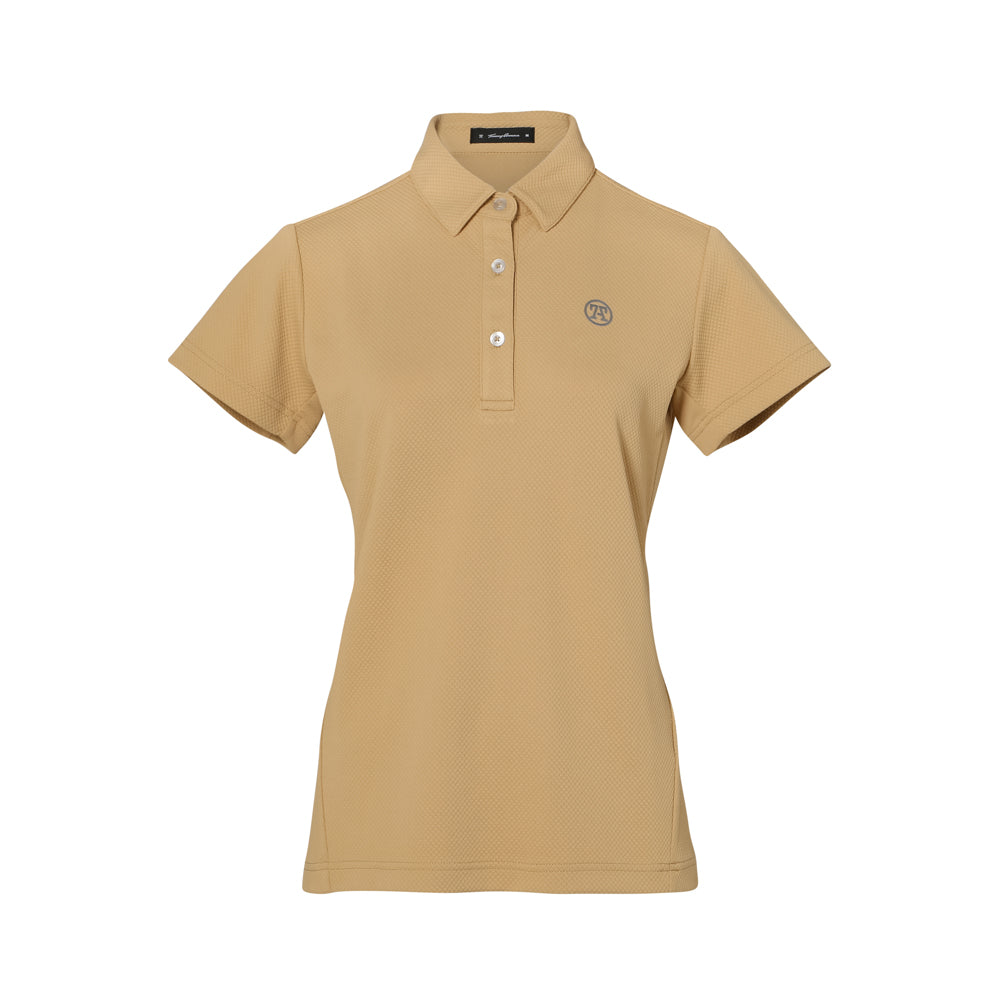 【WOMEN】JAQ Waffle SS Polo