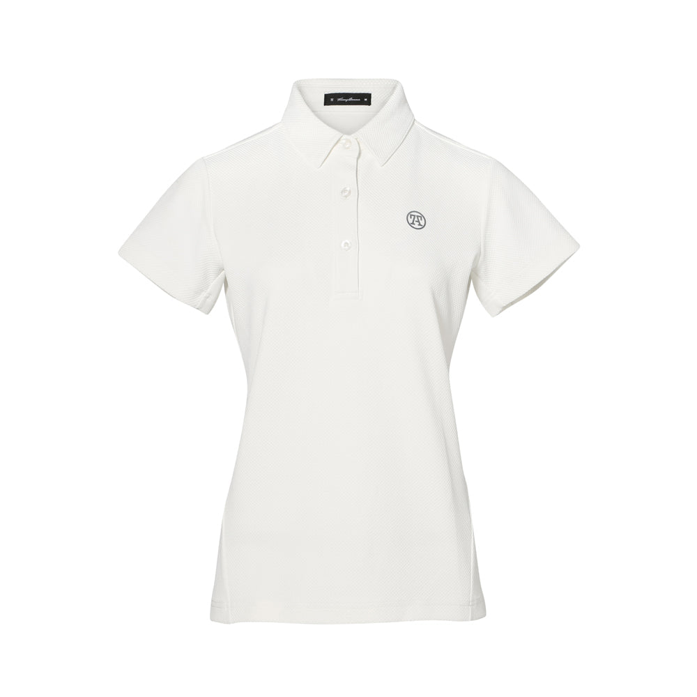 【WOMEN】JAQ Waffle SS Polo