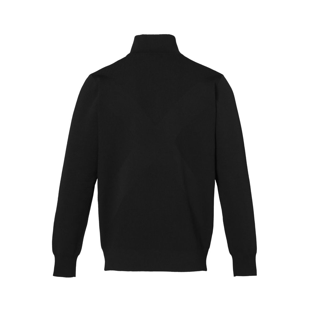 【MEN】LS HZ MN Knit BLK