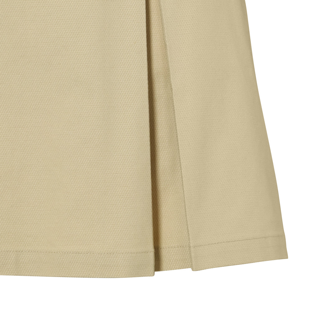 【WOMEN】Box Pleats Skirt BEG