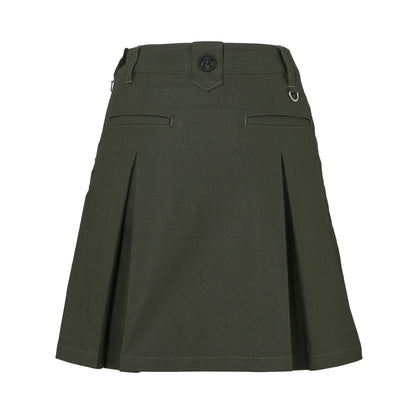 【WOMEN】Box Pleats Skirt OLV