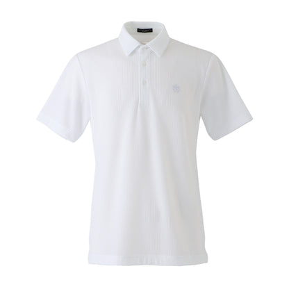 【MENS】ハニカムメッシュポロシャツ WHT