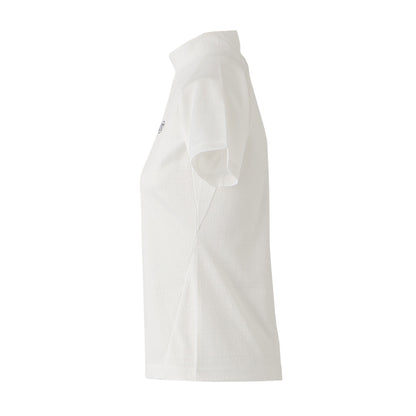 【WOMEN】TA JQモックネックシャツ WHT