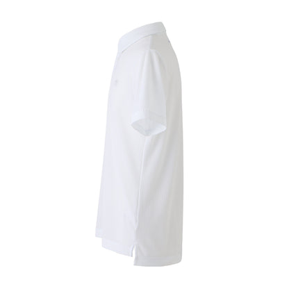 【MENS】ハニカムメッシュポロシャツ WHT