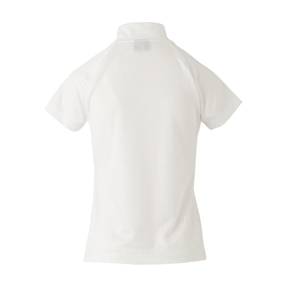 【WOMEN】TA JQモックネックシャツ WHT